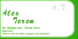 alex terem business card